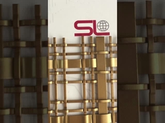 Rete metallica tessuta decorativa