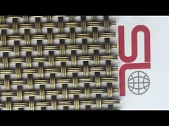 Rete metallica tessuta decorativa