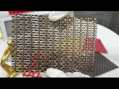 Pannelli di rete di filo tessuto architettonico di 3,3 mm Superficie pulita