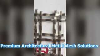 Soluzioni architettoniche personalizzate in rete metallica per il design moderno