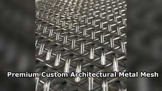 Rete metallica architettonica personalizzata per facciate moderne