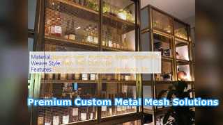 Rete metallica architettonica personalizzata per facciate e interni