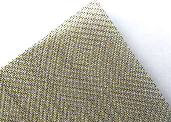Il colore bronzeo ha laminato leggermente Mesh Copper Wire Woven Ultra vetro/metallo