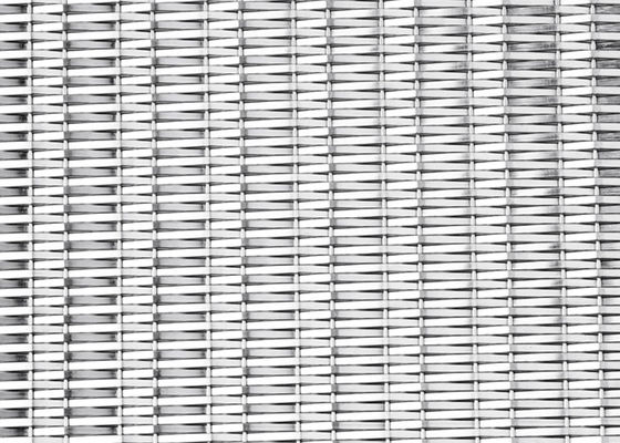 Cavo tessuto rigido Mesh Panels di acciaio inossidabile 4.8mm per il rivestimento dell'elevatore