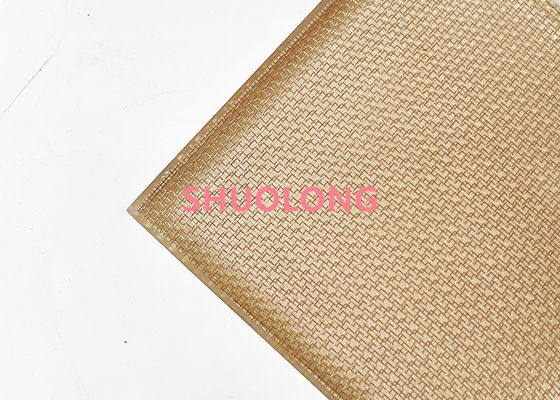 Filo di rame decorativo Mesh For Art Laminated Glass di colore bronzeo