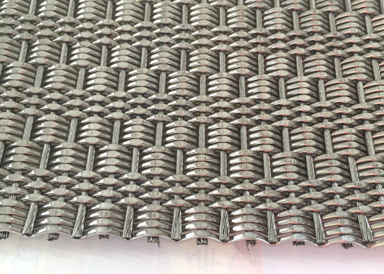 Metallo decorativo flessibile Mesh For Wall Coverings di acciaio inossidabile