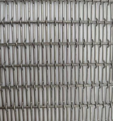 Rivestimento anodizzante Quadrato di tessuto a maglia metallica leggera e flessibile