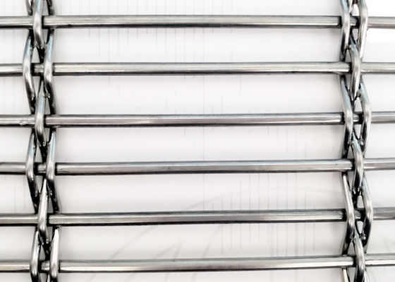 Rivestimento tessuto architettonico di Mesh Barrette Weave PVD del cavo dei divisori dello schermo