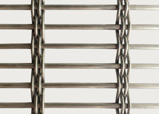 Mobilia interna del metallo della tela degli ss 316 decorativa per la rete metallica tessuta architettonica