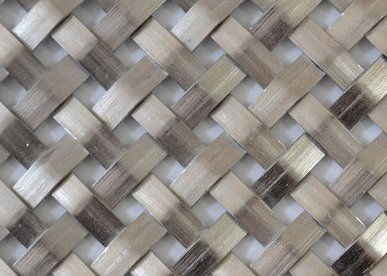 Metallo piano DI X-Y tessuto architettonico 712X Mesh Panels Fireproof della rete metallica di SHUOLONG