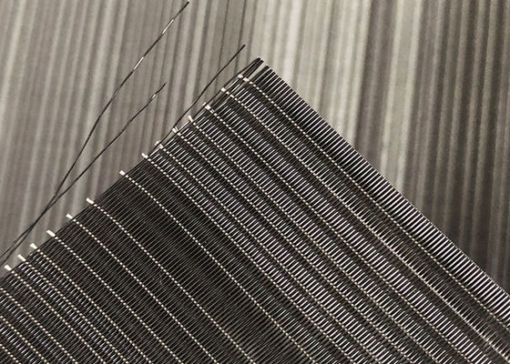 L'iso 2.5m ha dipinto i rivestimenti murali neri di Mesh Screen Laminated Glass For del cavo