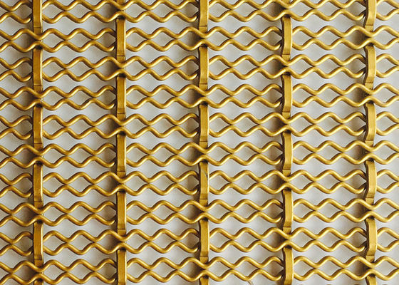 reti metalliche tessuta decorativa della facciata di 4.5mm 4.0m x 2.0m