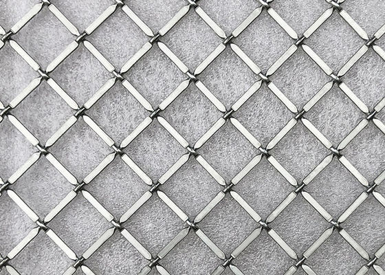 Porte unite di Mesh Metal Screen For Cabinet del cavo tessute colore naturale degli ss