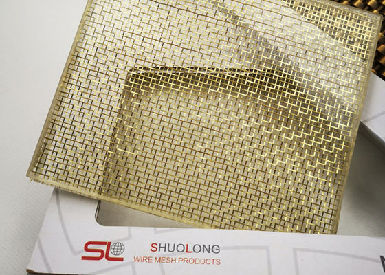 Acciaio di Mesh Fine Metal Fabrics Stainless del cavo laminato vetro libero dell'olio 68%