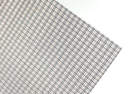 Vetro blu decorativo di lusso di colore con metallo Mesh Interlayer Plain Woven