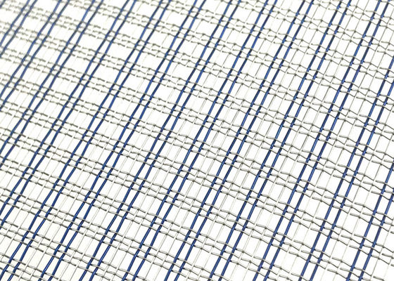 Il vetro colorato flessibile ha laminato il cavo Mesh Metal Fabrics