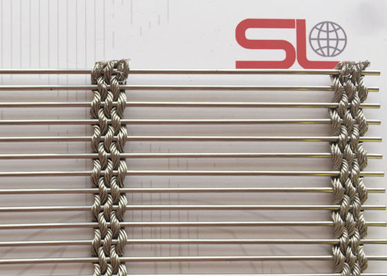 56,9% spazio all'aperto Mesh Wire Sunshade Metal Screen tessuto architettonico