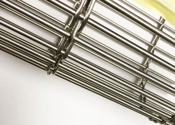 Ss316 rivestimento architettonico di acciaio inossidabile Mesh Flexible Builing Wire Facade