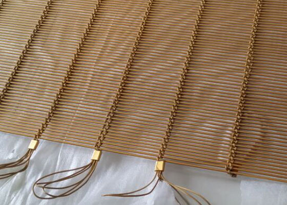 Acciaio inossidabile Mesh Decorative Paint Metal Partition architettonico di colore 316l di Golded