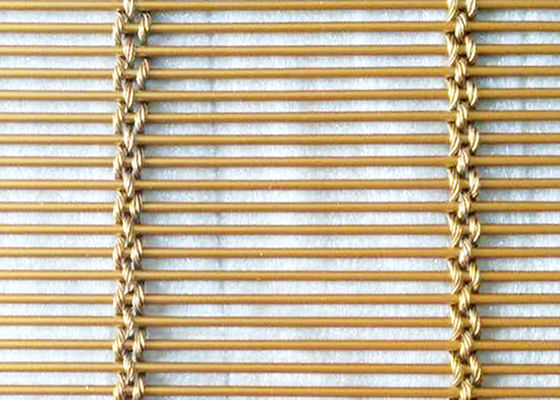 Acciaio inossidabile Mesh Decorative Paint Metal Partition architettonico di colore 316l di Golded
