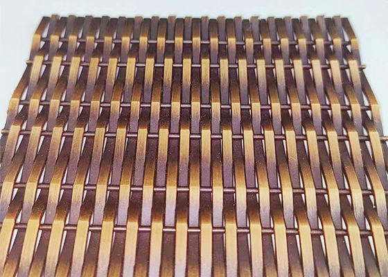 Metallo architettonico bronzeo antico Mesh For Facade Cladding di Ss316l