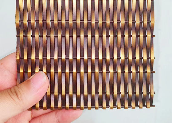 Metallo architettonico bronzeo antico Mesh For Facade Cladding di Ss316l