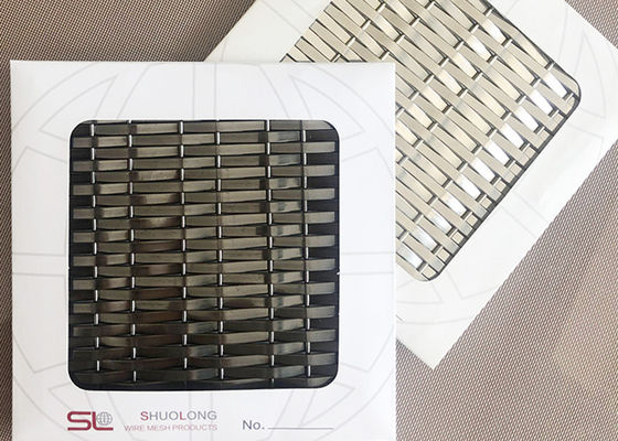 acciaio nero Mesh Architecture For Decorative Panels di colore Ss304 di 3.6mm
