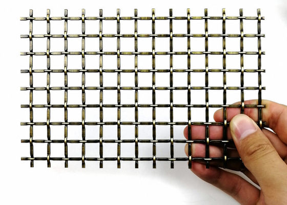 3.0m x 1.5m tessuti hanno unito il metallo architettonico Mesh Decorative Cabinet Insert