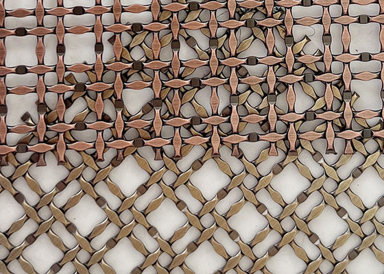 Cavo d'ottone Mesh For Partitions della piegatura della serratura dell'oggetto d'antiquariato bronzeo di acciaio inossidabile di AISI 316
