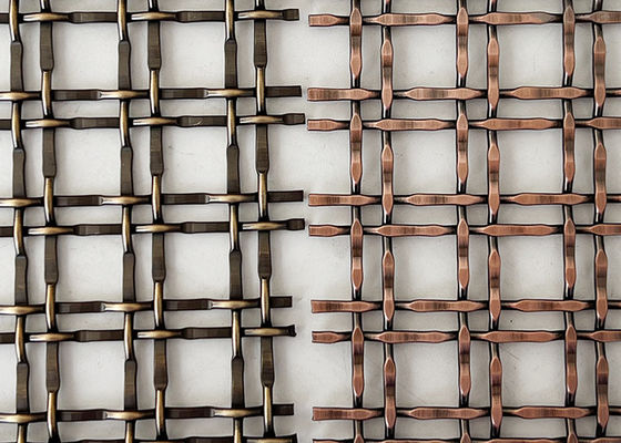 Cavo tessuto decorativo di rame antico Mesh Grilles For Cabinet Doors della piegatura della serratura