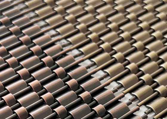 Cavo tessuto piegatura decorativa d'ottone antica della serratura SS304 per la parete dell'elevatore