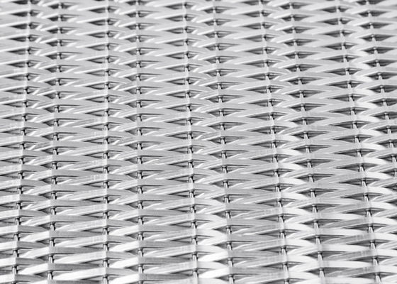 Cavo tessuto rigido Mesh Panels di acciaio inossidabile 4.8mm per il rivestimento dell'elevatore