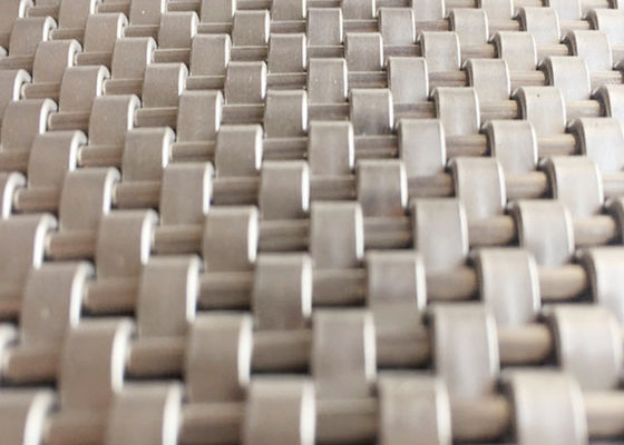 316SS Mesh Panels d'acciaio tessuto elevatore decorativo 6m Max Length
