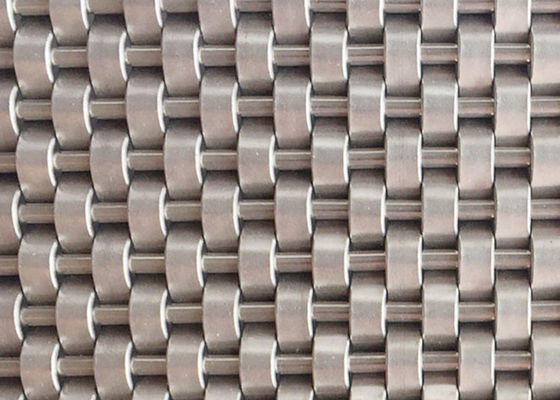 316SS Mesh Panels d'acciaio tessuto elevatore decorativo 6m Max Length