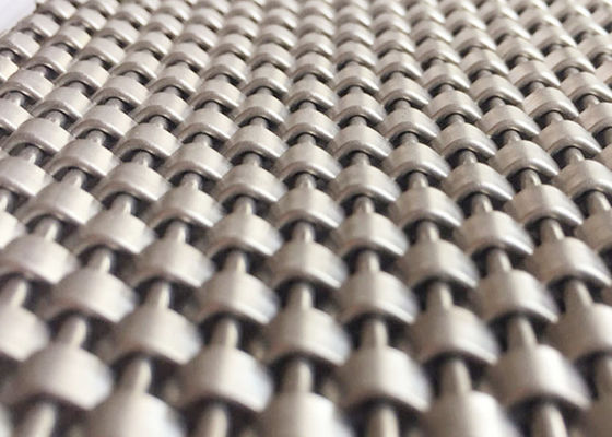 316SS Mesh Panels d'acciaio tessuto elevatore decorativo 6m Max Length