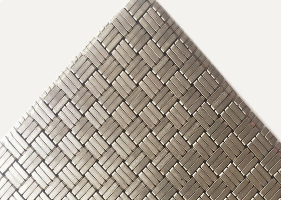 304SS 1.8mm Mesh Panels For Elevator Cab d'acciaio tessuto decorativo