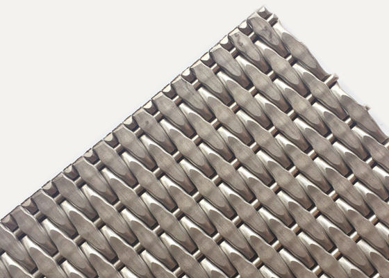 Cavo tessuto decorativo Mesh Panels del metallo 31.5m Max Width Non Rusting