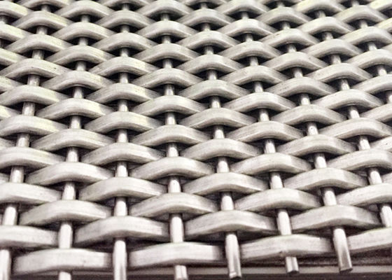 Lunghezza tessuta d'acciaio decorativa della maglia 15m dell'elevatore di Mesh Panels SS316L del cavo