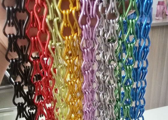 resistenza all'usura dello schermo della porta del collegamento a catena del gancio del doppio del metallo di 2.0mm