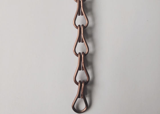 Lo schermo di alluminio della mosca del peso leggero di Brown 1.5mm incatena i colori assortiti decorativi