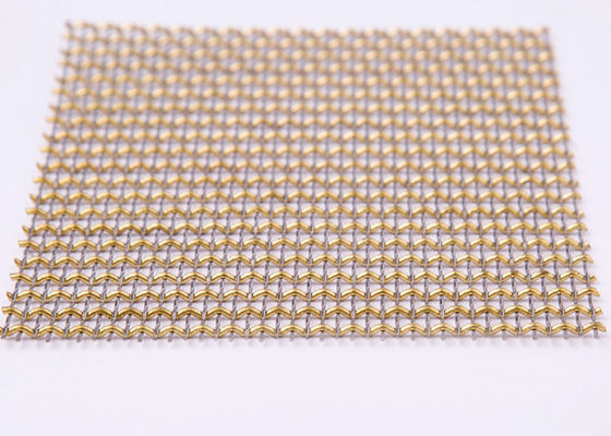 Mobilia tessuta decorativa 36m di Mesh Woven Metal Mesh For del cavo del cavo d'ottone