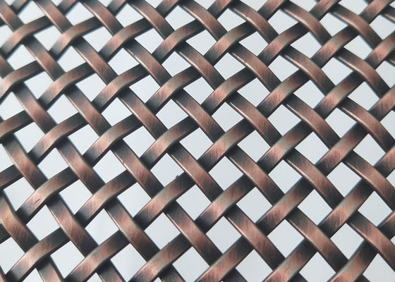 Schermo decorativo di rame antico di Mesh Grilles Ss Panels For del cavo inossidabile