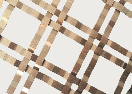 Cavo decorativo Mesh Grilles Painted Wire Mesh di colore bronzeo per la porta dei Governi