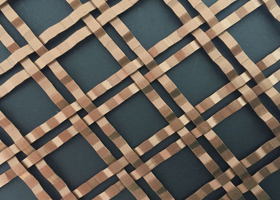 Cavo decorativo Mesh Grilles Painted Wire Mesh di colore bronzeo per la porta dei Governi