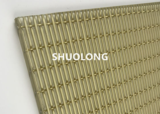 Vetro ossidato di Mesh Gold Color For Sandwich del cavo laminato vetro di alluminio