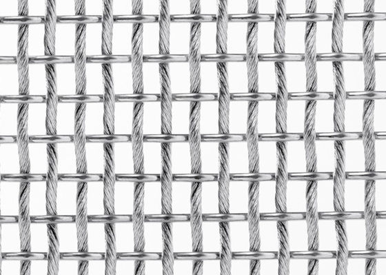 Facciate architettoniche flessibili di Mesh Fabric For Sun Protection del metallo di SS316L