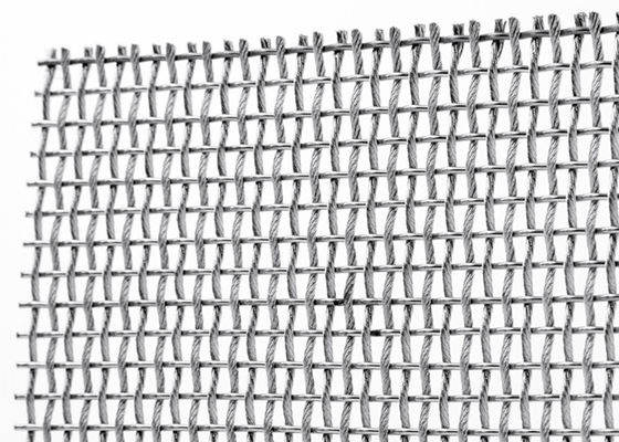 Facciate architettoniche flessibili di Mesh Fabric For Sun Protection del metallo di SS316L
