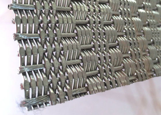 Metallo decorativo flessibile Mesh For Wall Coverings di acciaio inossidabile