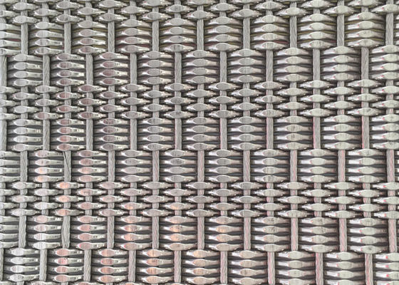 Metallo decorativo flessibile Mesh For Wall Coverings di acciaio inossidabile