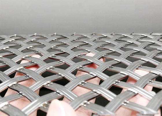 Acciaio inossidabile di lucidatura Mesh Length architettonico della tela 30m